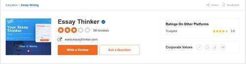 EssayThinker sitejabber