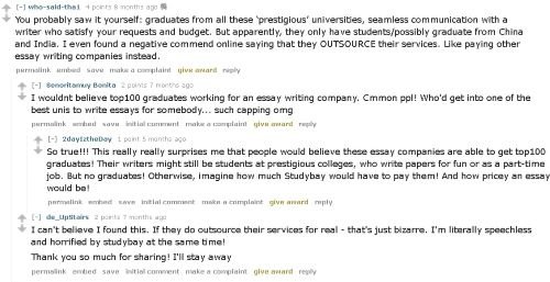 StudyBay reddit