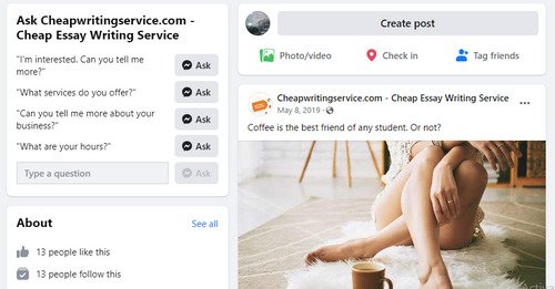 cheapwritingservice facebook